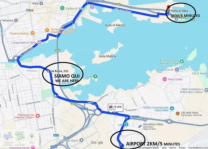 לינה וארוחת בוקר Dreamhouse אולביה